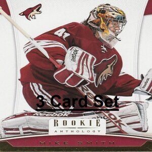 Mike Smith NHL Hockey Card Collection - 3 Arizona/Phoenix Hockey Cards